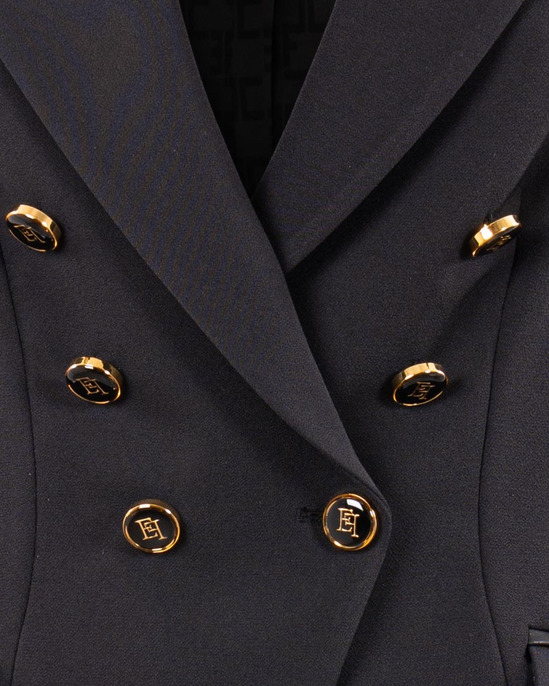 shop ELISABETTA FRANCHI  Giacca: Elisabetta Franchi giacca in doppio crêpe.
Spalline imbottite.
Fodera in raso monogram.
Bottoni smaltati con logo.
Dettagli in materiale sintetico effetto pelle.
Patte applicate.
Zip con tirazip sulle maniche.
Vestibilità slim.
Composizione: 96%Poliestere 04%Elastane.
Made in Italy.. GI17456E2-110 number 3914796